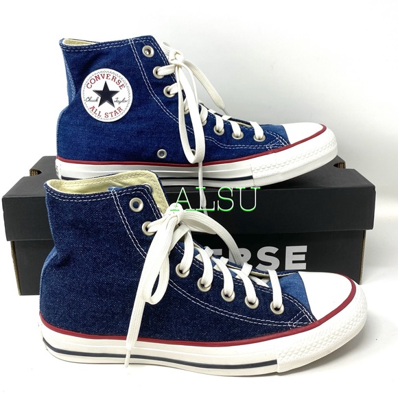 Converse Ctas High Top Canvas Jeans Dark Navy W - Picture 7 of 12